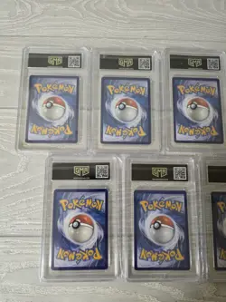Lot Of 7 GMA Graded Pokemon Cards Sword & Shield Shaymin Virizion Zeraora - Image 5