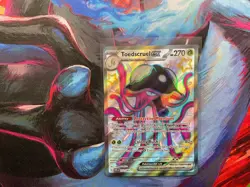 Toedscruel ex 213/091 Paldean Fates Full Art Shiny Holo Rare Pokemon Card NM - Image 1