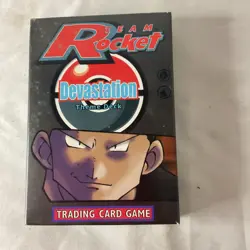 Pokemon WOTC Team Rocket Devastation Theme Deck Empty Box NO CARDS - Image 1