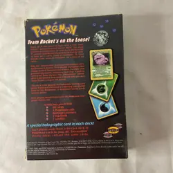 Pokemon WOTC Team Rocket Devastation Theme Deck Empty Box NO CARDS - Image 3