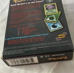 Pokemon WOTC Team Rocket Devastation Theme Deck Empty Box NO CARDS - Image 4