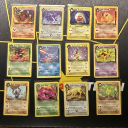 Complete Team Rocket Uncommon And Common Set -WOTC Pokemon Cards- LP -48 Cards- - Image 2
