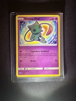 Pokemon TCG Shining Mew Holo Rare Card 40/73 Sun&Moon Shining Legends excellent - Image 1