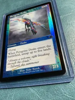 Peregrine Drake (Retro Frame) Dominaria Remastered Foil M/NM MTG - Image 2