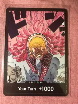!DON Card Donquixote Doflamingo OP10 Royal Blood One Piece Card Game TCG English - Image 1
