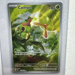 Caterpie 172/165 Scarlet & Violet 151 Full Art Ultra Rare Holo Pokemon Card NM - Image 1