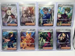 Pokemon Full Art Trainer Lot 8 Cards Ultra Rare Supporter Mint - Image 1