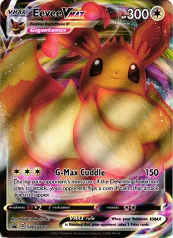 Eevee VMAX - SWSH087 - Rare Holo Promo Card - Pokemon Shining Fates NM - Image 1