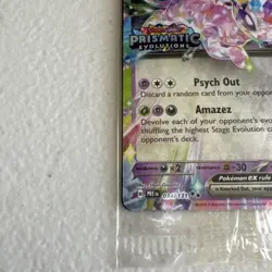 Pokemon TCG Espeon EX Prismatic Evolutions Promo Card 034/131 Stamped Sealed - Image 2