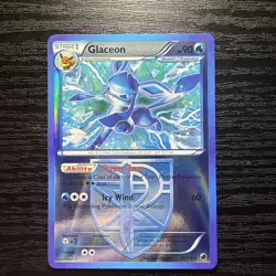 Glaceon - 23/116 - Pokemon Plasma Freeze Black & White Reverse Holo Card VLP - Image 1