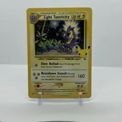 Pokemon TCG Light Toxtricity SWSH137 Sword & Shield Promo Card Holo Celebrations - Image 1
