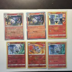 Chandelure Pokemon Card Lot - X6 Unique Holos - A12 - Image 1