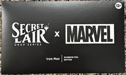 MTG Magic: The Gathering Secret Lair x Marvel Iron Man - Rainbow Foil NEW SEALED - Image 1