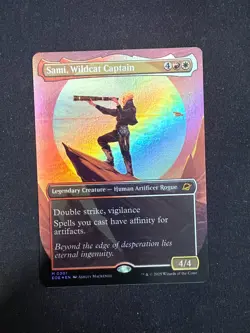 Sami, Wildcat Captain (BORDERLESS FOIL) - Edge of Eternities - Magic - Image 1