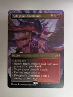 MTG - Kolaghan's Command - 2X2 - R - Borderless - 381 - Image 1