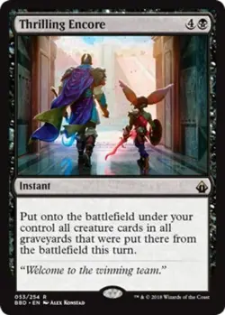 MTG - Thrilling Encore - Battlebond - NM, English Magic FLAT RATE SHIP - Image 1