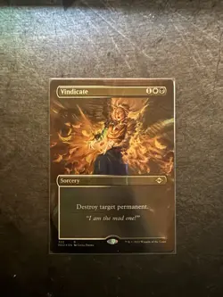 Vindicate (Borderless Alternate Art) Modern Horizons 2 - Near Mint Foil - Image 1