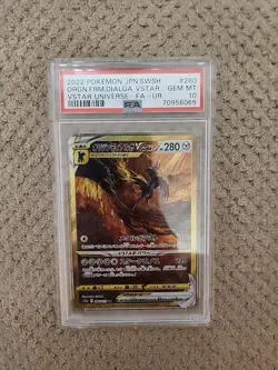 Origin Forme Dialga VStar PSA 10 Japanese Pokemon #260/172 - Image 1