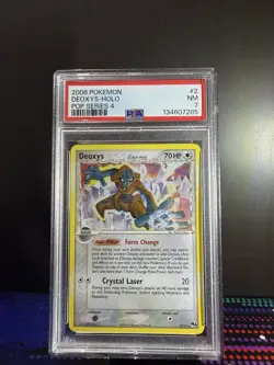 Pokemon Deoxys Holo Rare 2/17 Delta Species Pop Series 4, 2006 - PSA 7 NM - Image 1