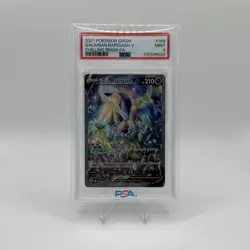 2021 Pokemon SWSH Chilling Reign Galarian Rapidash V #168/198 PSA 9 - Image 1