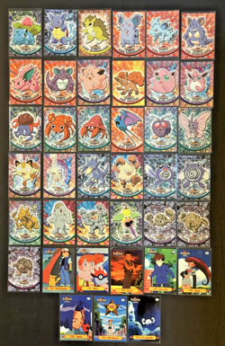 LOT OF 39 Vintage 1999 Topps Pokemon TV Animation Series EX-NM - Image 1
