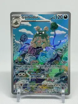 Garbodor 204/182 Sv04: Paradox Rift Holo NM Pokemon TCG - Image 1