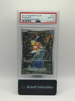 2023 POKEMON PAL EN-PALDEA EVOLVED ILLUSTRATION RARE #203 MAGIKARP PSA 10 - Image 1