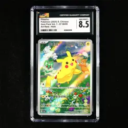 CGC 8.5 NM/MINT+ 2025 Pokemon CHN Pikachu 07 08/09 Art Rare - Image 2