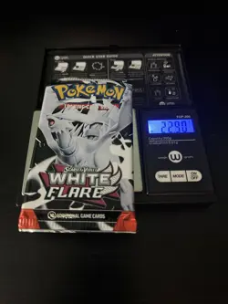Very Heavy weighed 22.90g! Pokemon White Flare Booster Pack Sealed! God PackU - Image 1