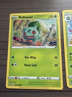 Bulbasaur 1/78 Pokemon Go Ivysaur 2/78 Pokemon Go TCG Nm Non Holo - Image 2