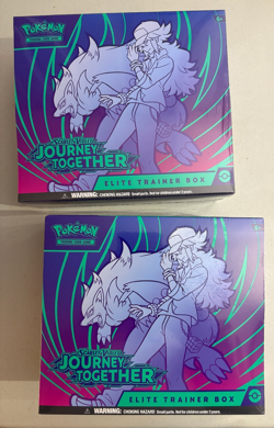 2x Pokemon TCG Scarlet & Violet Journey Together Sealed Elite Trainer Boxes - Image 1