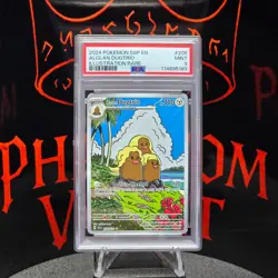 PSA 9 Alolan Dugtrio #208 Illustration Rare 2024 Pokemon Surging Sparks - Image 1
