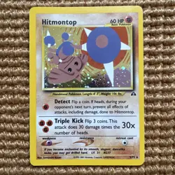 Hitmontop Holo-Rare - 3/75 Neo Discovery Unlimited - Pokemon - LP - Image 1