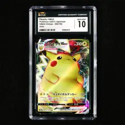 CGC 10 GEM MINT 2021 Pokemon JPN Pikachu VMAX 046/184 RRR - Image 2