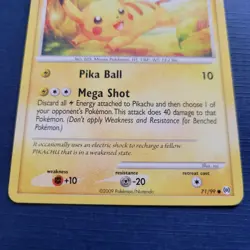 Pokemon Pikachu 71/99 Arceus Regular Lightly Played *FREE SHIPPING* - Image 3