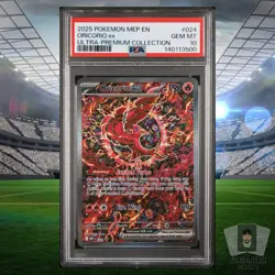 Oricorio EX 2025 Pokemon MEP EN Black Star Promo UPC #024 PSA 10 GEM MINT - Image 1