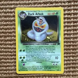 Pokemon TCG Dark Arbok Team Rocket 2 Holo Unlimited Holo Rare LP - Image 1