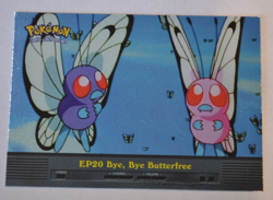 Holo Foil EP20 BYE, BYE BUTTERFREE Topps Series 2 Pokemon TV Animation Edition - Image 1