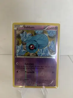 2013 pokemon Plasma Freeze reverse holo Beldum 50/116 - Image 1