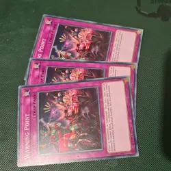 yugioh Warning Point Excellent sdaz - Image 1