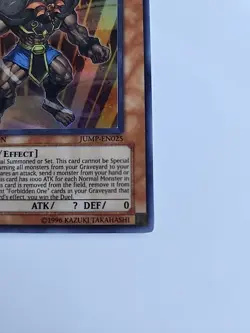 Yugioj Exodius the Ultimate Forbidden Lord JUMP-EN025 #Y26 - Image 5