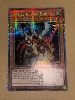 Droll & Lock Bird RA02-EN006 Quarter Century Secret Rare YuGiOh! NM - Image 1