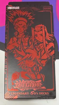 YuGiOh TCG Legendary 5D's Deck Collection 1ST ED Contains 3 Decks : New & Sealed - Image 1