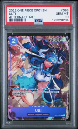 2022 One Piece Ulti OP01-093 Alternate Art PSA 10 PRE ERRATA - Image 1