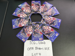 10X One Piece CCG (OP-14) The Azure Sea's Seven Sleeved Blister Packs [LOT 4] - Image 2