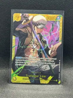 One Piece TCG Trafalgar Law OP10-119 SEC PRB02 The Best Vol. 2 Holo - Image 1