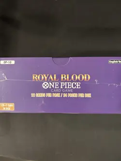 One Piece TCG OP-10 Royal Blood SEALED Booster Box English - Image 2
