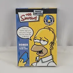 The Simpsons Trading Card Game Homer Theme Deck NEW - Image 1