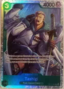 One Piece TCG Super Rare Foil Card OP10-032 Tashigi - Image 1