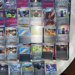 Pokemon TCG Holo Trainer Supporter Card Lot (59 Total, SIR, IR, Rare Holos) - Image 2